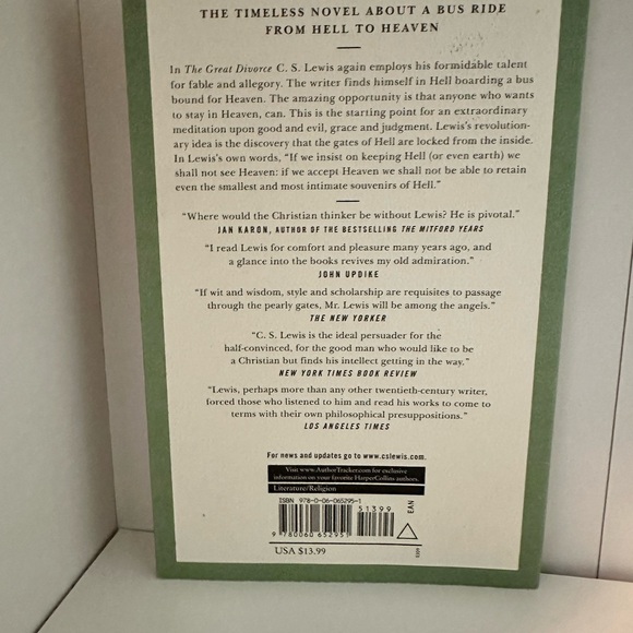 The Great Divorce Book by CS Lewis - Picture 2 of 3